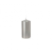 Stumpenkerzen 726117.027 silber 120x60mm (HxØ) ca. 40 Stunden Brenndauer