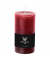 Stumpenkerzen Marble Rustik 281005.067 ohne bordeaux 130x68mm (Hx&Oslash;) ca. 54 Stunden Brenndauer