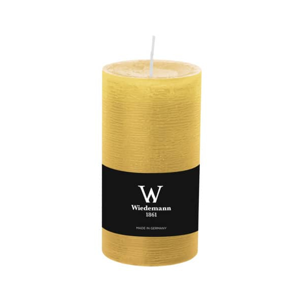 2 Stück Wiedemann Stumpenkerzen Marble Rustik 281005.083 dotter 130x68mm (HxØ) ca. 54 Stunden Brenndauer 4009406502817 Wiedemann