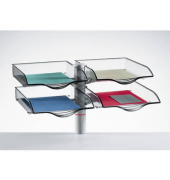 Briefablage Schalenset 721+4002+000, B4, grau, Kunststoff