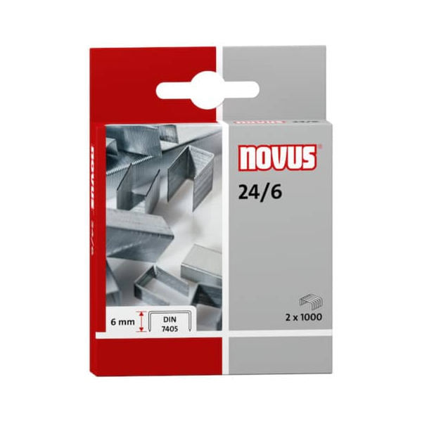 4009729020036 - Heftklammern Heftklammer 040-0180 Stahldraht verzinkt 24 6  4009729020036 Novus