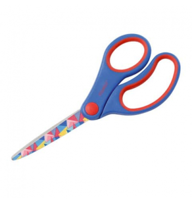 Kinderschere Kids Prisma, Spezialstahl, 14cm, blau/rot bunt