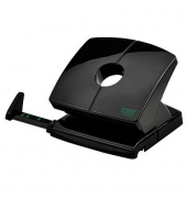 Bürolocher B220 RE+NEW 025-0650, schwarz, bis 20mm 20 Blatt, mit Anschlagschiene
