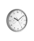TFA Wanduhr 98.1072 silber Kunststoff