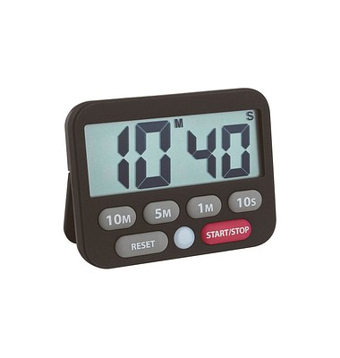 TFA Küchentimer 38.2038.01 schwarz