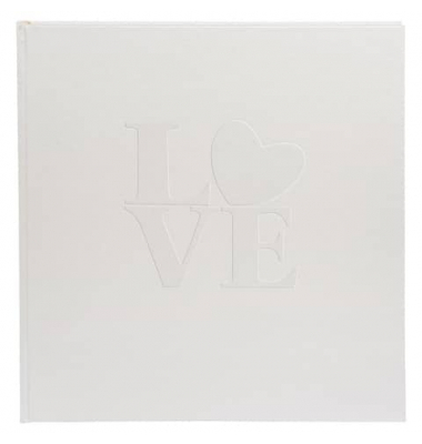 Fotoalbum Hochzeit 08 118, White Love, 31x30cm (BxH), 60 Seiten