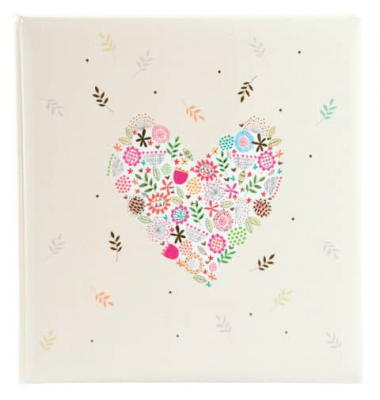 Fotoalbum 08 182, Flowerd in the Heart, 30x31cm (BxH), 60 Seiten