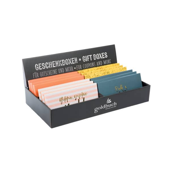 12 Stück Goldbuch Geschenkbox Style Up sortiert 4009835100721 Goldbuch