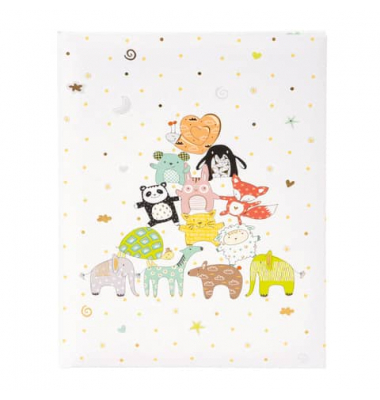 Babytagebuch 11 472, Animal Pyramid, 21x28cm (BxH), 44 Seiten