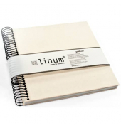 Fotospiralbuch Linum beige