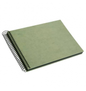 Fotospiralbuch Hanf smoke green