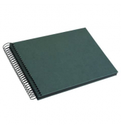 Fotospiralbuch Hanf midnight green