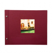 Fotoschraubbuch Bella Vista bordeaux