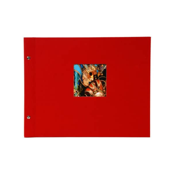 4009835288900 - 28890 Archivierung -Fotoalben- Bella Vista rot   39x31 Schraubalbum 40 weiße Seiten 28890 4009835288900