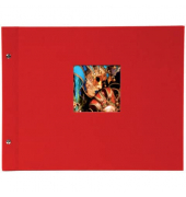 Fotoschraubbuch Bella Vista rot