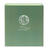 Motivordner frech & frei Weltkugel mit Schriftzug "ich mach mir die Welt wie sie mir gefällt" 33 130, A4 80mm breit