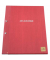 Zeugnismappe Colours 36001, rot, A4, mit 12 Hüllen