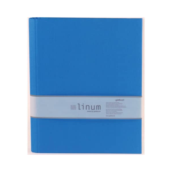 2 Stück Goldbuch Ringbuch LINUM 37916, A4 4 Ringe 30mm Ring-Ø Leinen blau 4009835379165 Goldbuch