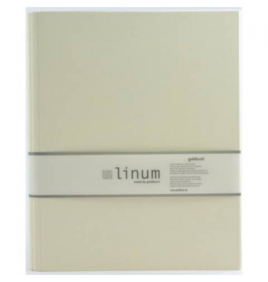 Ringbuch Linum 37931, A4 4 Ringe beige