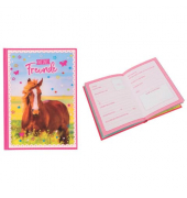 Freundebuch Pferdeliebe ca. DIN A5 liniert, mehrfarbig Softcover 88 Seiten