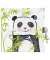 Tagebuch 44 393, Panda, 16,5x16,5cm (BxH), 96 Seiten