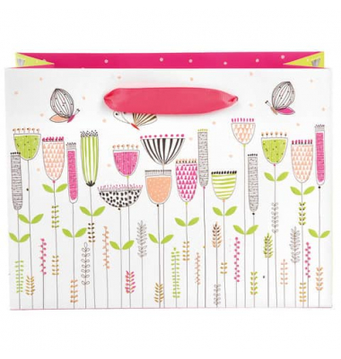 Geschenktasche 46 413, allgemein, Schleifenband, Quality Time, 250mm x 180mm