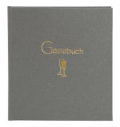 Gästebuch Cheers graubraun