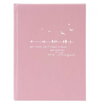 Notizbuch 64 131, frech & frei, pink, A5, punktkariert, 100g, 100 Blatt / 200 Seiten