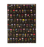 Notizbuch 64 180, Small & Brave black, schwarz, A5, blanko, 100g, 100 Blatt / 200 Seiten