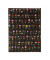 Notizbuch 64 180, schwarz, A5, blanko, 100g, 100 Blatt / 200 Seiten