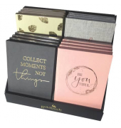 Notizbuch 64 710, Collect Moments, farbig sortiert, A5, punktkariert, 100g, 100 Blatt / 200 Seiten