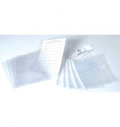 Prospekthüllen 83004 genarbt, oben offen, 0,12mm