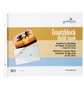 Ersatzblock f.Schraubalben weiß