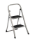Trittleitern 251215, 2 Stufen, silber/schwarz, Metall