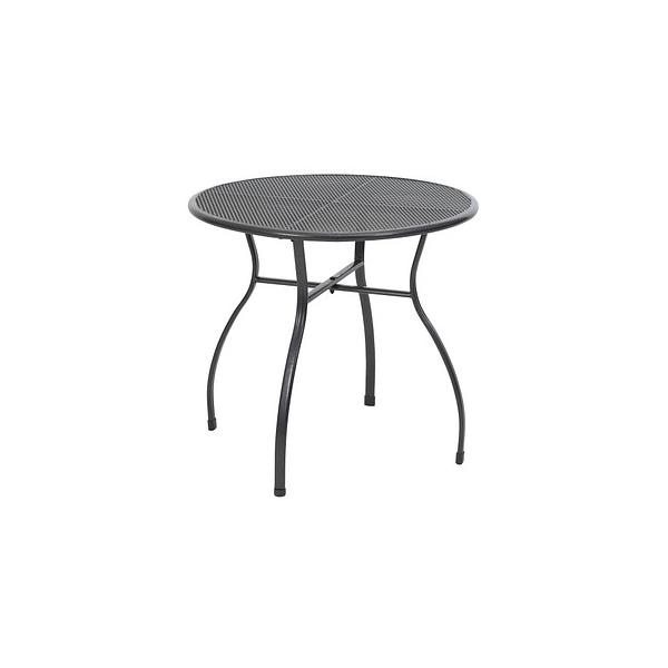 4009977866332 - Greemotion Gartentisch Tisch Toulouse Ø80 x 74 cm hoch Grau Anthrazit Metall 4009977866332 - Greemotion Gartentisch Tisch Toulouse Ø80 x 74 cm hoch Grau Anthrazit Metall