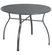 Gartentisch Toulouse grau rund