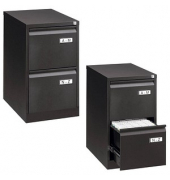 Hängeregistraturschrank Light IPCCA12633 1bahnig 2Schübe sw