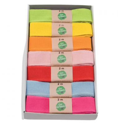 Zierband 267b 2599 1502, 25mm x 2m, farbig sortiert