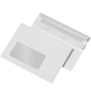 Briefumschlag 30005324 C6 ohne Fenster selbstklebend 72g weiß