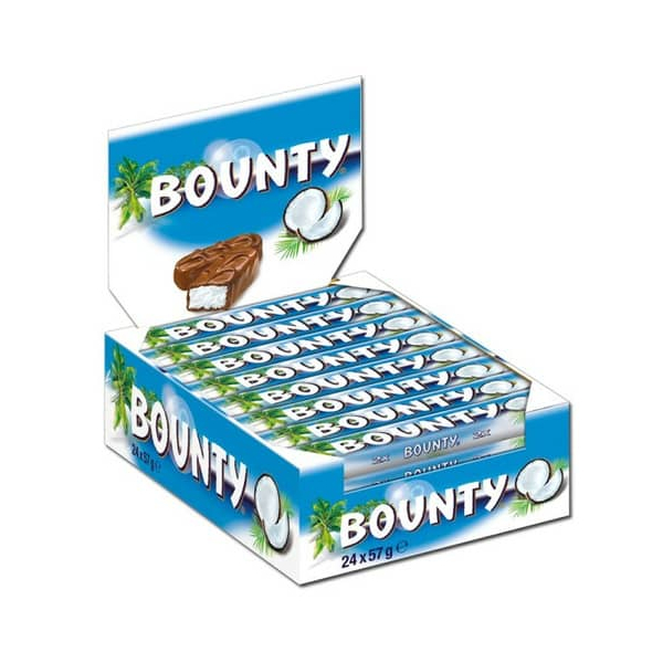 4011100240216 - Schokoriegel Bounty 24ST a 57g 4011100240216 24 Stück
