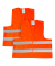 LEINA-WERKE unisex Warnwesten orange Einheitsgröße