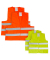 LEINA-WERKE unisex Warnwesten FAMILY 2+2 orange Einheitsgröße