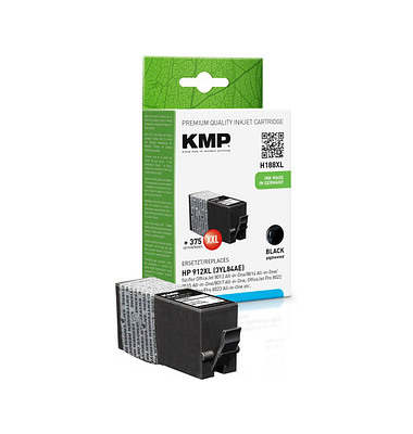 KMP H188XL schwarz Tintenpatrone ersetzt HP 912XL (3YL84AE)