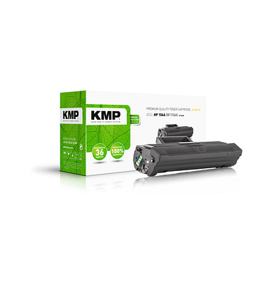 KMP H-T260A schwarz Toner ersetzt HP 106A (W1106A)