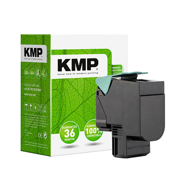KMP L-T112BK schwarz Toner ersetzt LEXMARK 80C0S10/80C2SK0/E/80C20K0/E