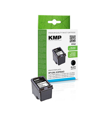 KMP H162 schwarz Tintenpatrone ersetzt HP 62XL (C2P05AE)