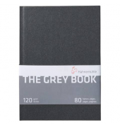 TheGreyBook - A5 HF, 120 g/qm, grau, 40 Blatt