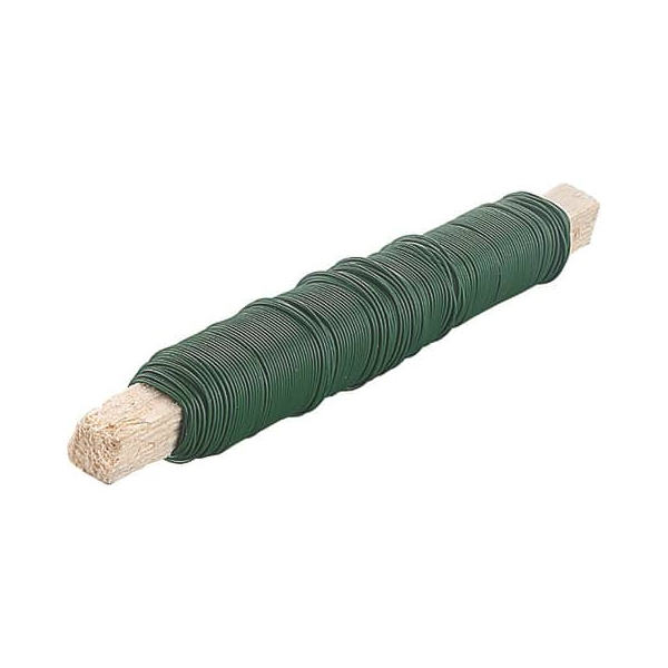 10 Stück  Blumendraht - Ø 0,65 mm, 100 g, moosgrün 4011643247451 KNORR PRANDELL 100 Gramm