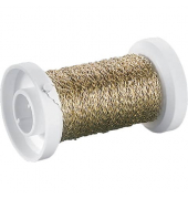 Basteldraht - Ø 0,25 mm, 50 m, Bouillon-Effekt, gold