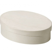 Spandose - oval, 7 x 5 x 10 cm, natur